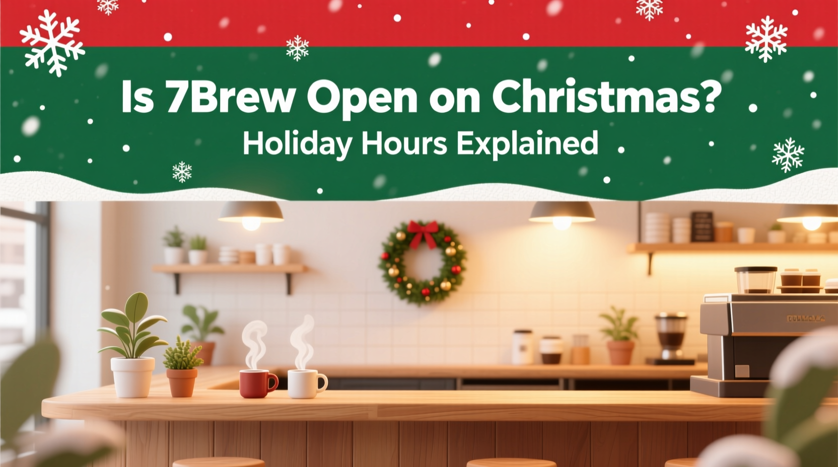 is 7brew open on christmas