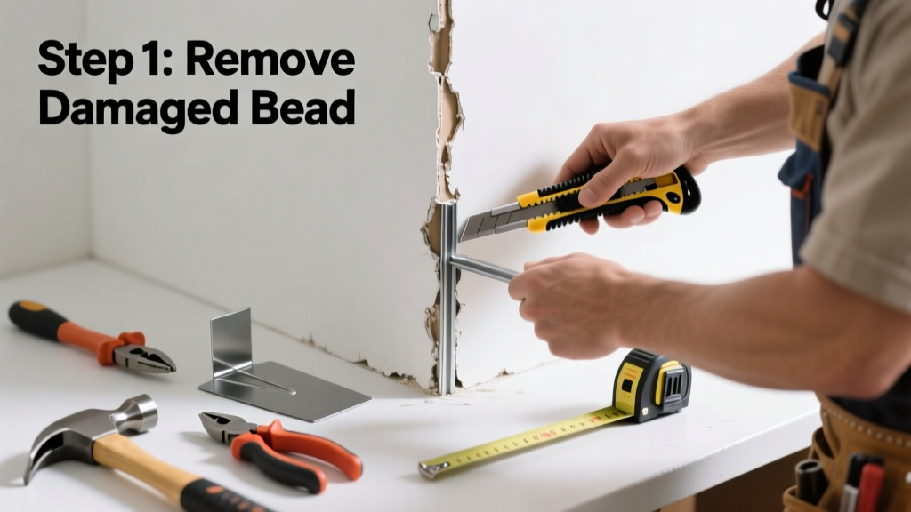 How to Replace a Damaged Drywall Corner Bead