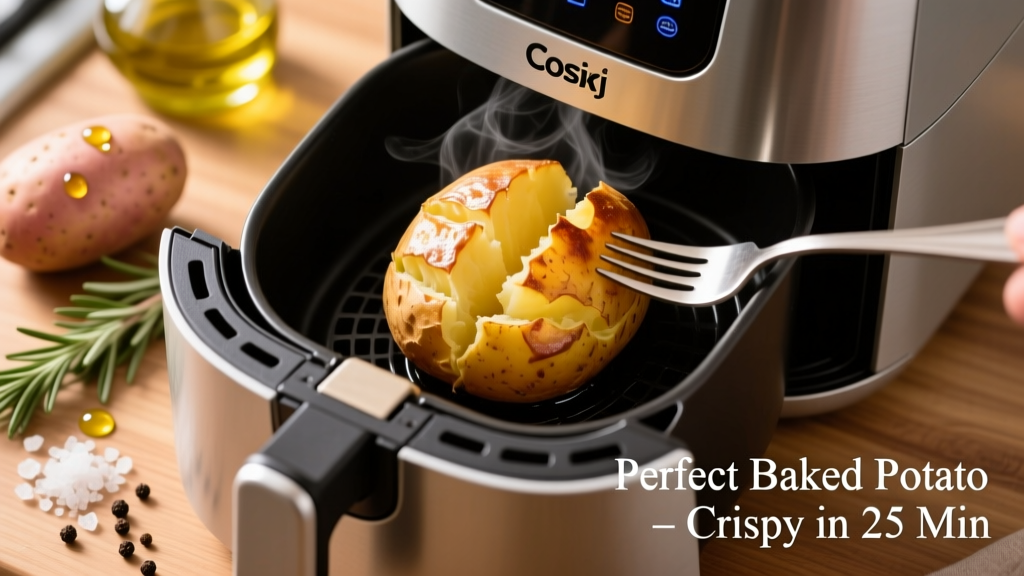 Perfect Baked Potato in Cosori Air Fryer (Crispy!)