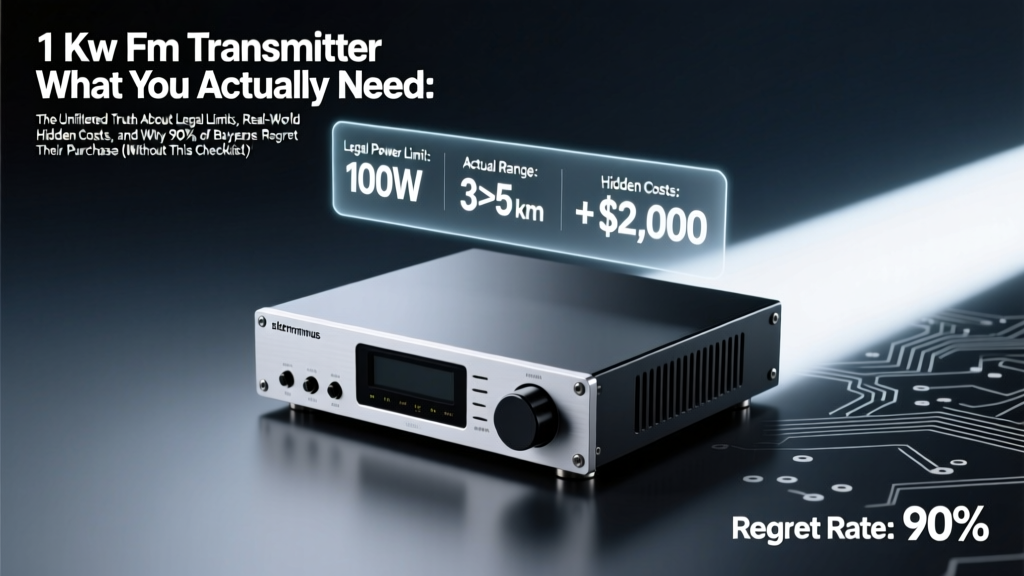 1 Kw Fm Transmitter What You Actually Need: The Unfiltered Truth About Legal Limits, Real-World Range, Hidden Costs, and Why 90% of Buyers Regret Their Purchase (Without This Checklist)