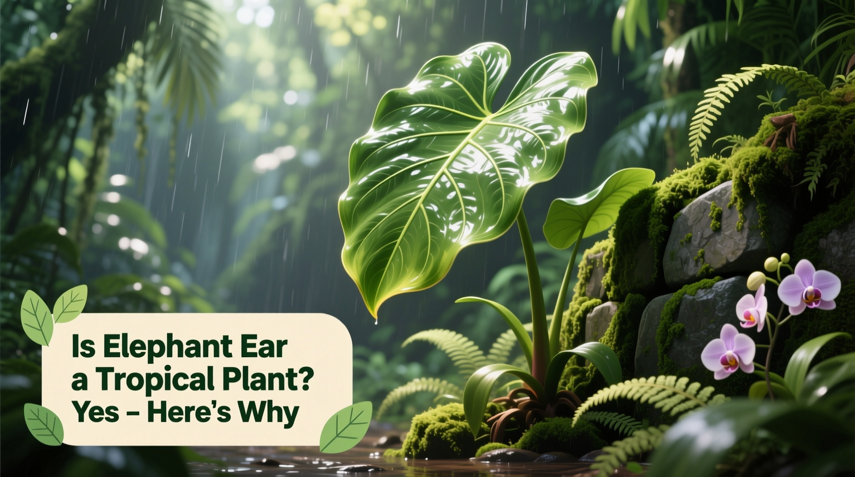 Elephant Ear Plants: 5 Tropical Care Tips | TheHomeSprouts