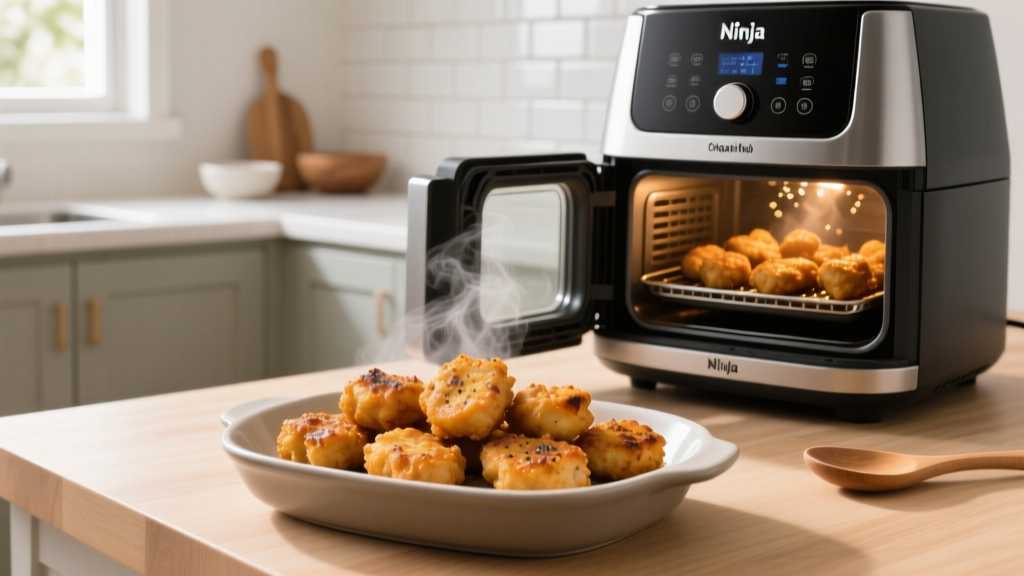 Perfect Frozen Chicken Nuggets in Ninja Foodi Air Fryer