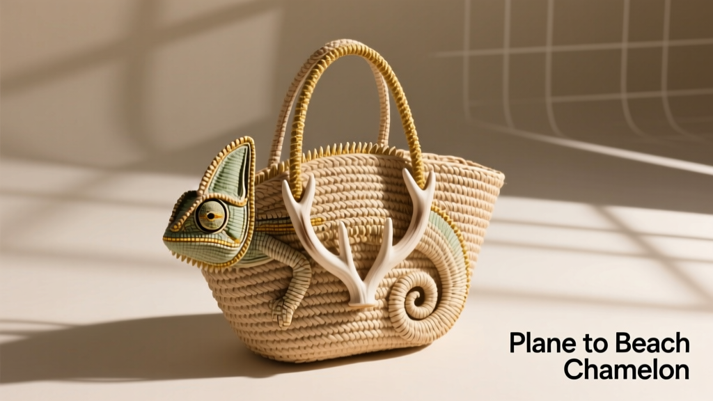 Antlers’ New Raffia Tote Bag Is The Ultimate Plane-To-Beach Chameleon