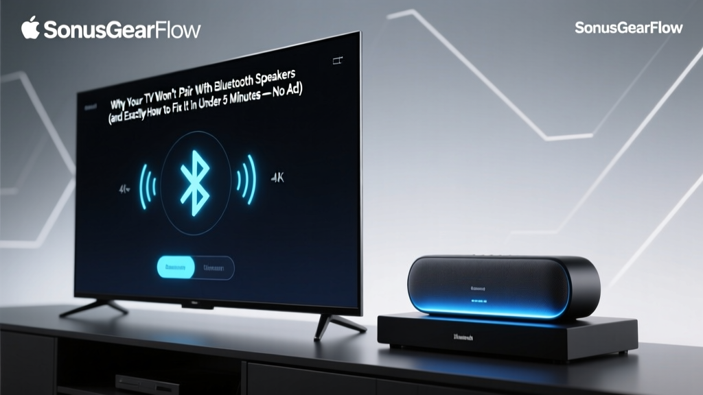 TV Bluetooth Speakers: Fix Pairing & Latency (2026)