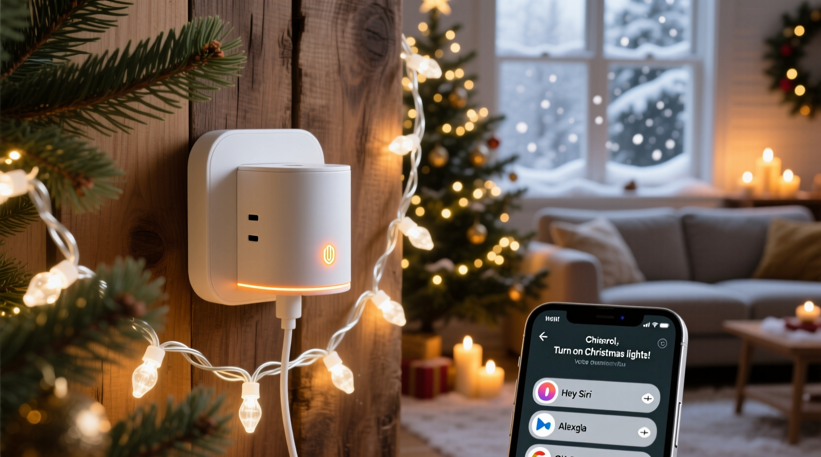 smart plug for christmas lights can voice control simplify your routine