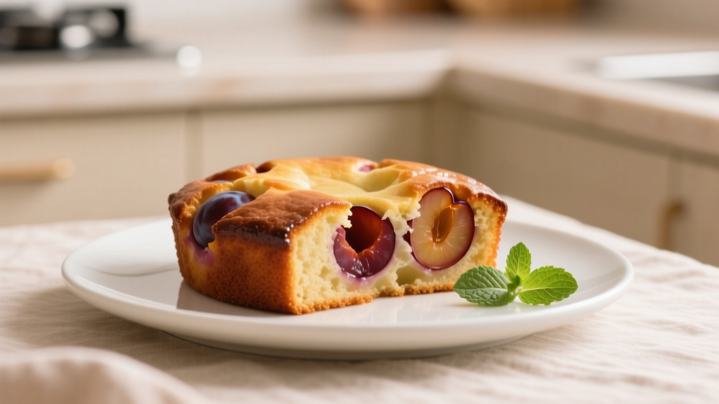 Air Fryer Plum Cake: Crispy-Edged, Moist & Easy