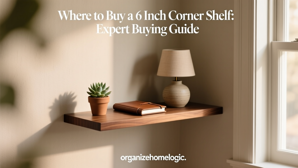 Where to Buy a 6 Inch Corner Shelf: Expert Buying Guide