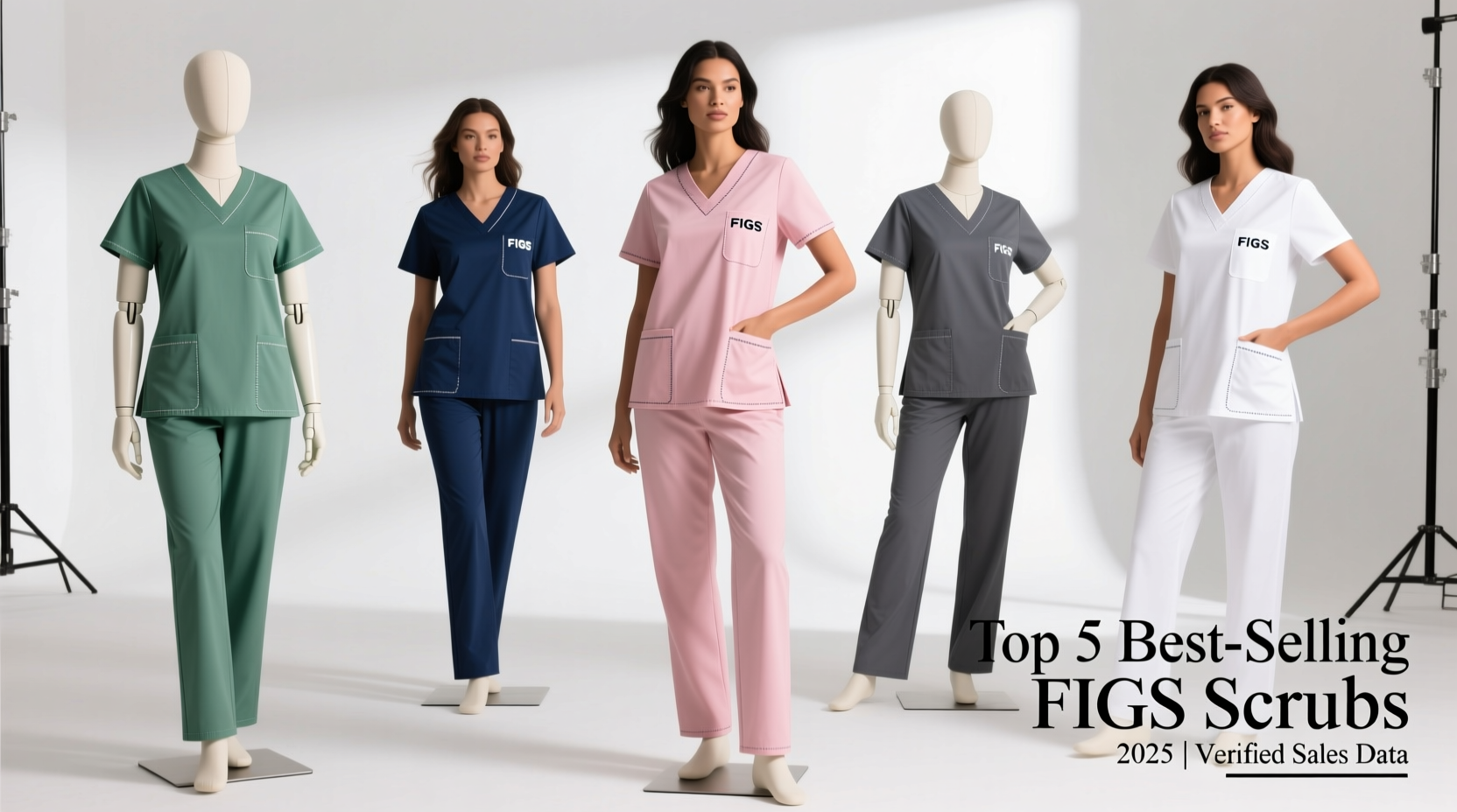 best selling figs scrubs set women