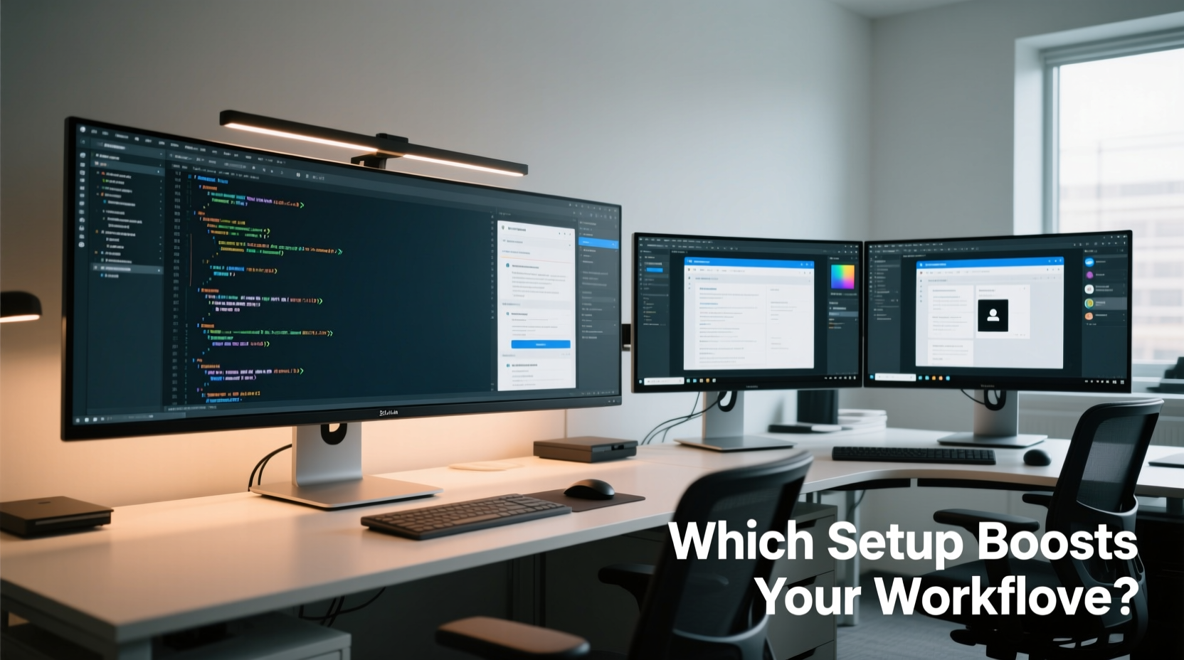 ultrawide monitor vs dual monitors which setup improves workflow more