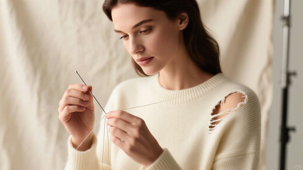 How to Repair Small Holes in Cashmere Sweaters at Home