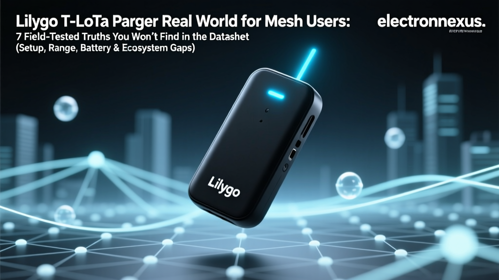 Lilygo T-LoRa Pager Real World for Mesh Users: 7 Field-Tested Truths You Won’t Find in the Datasheet (Setup, Range, Battery & Ecosystem Gaps)