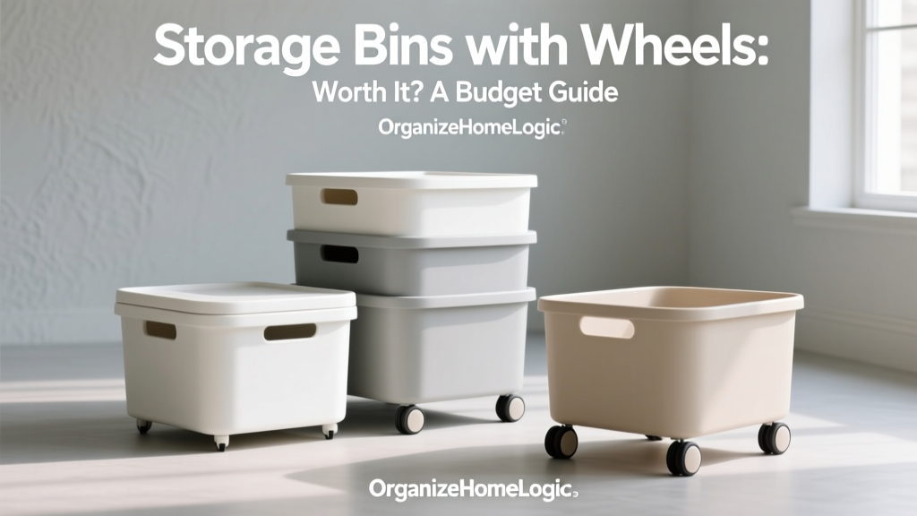 Storage Bins with Wheels: Worth It? A Budget Guide