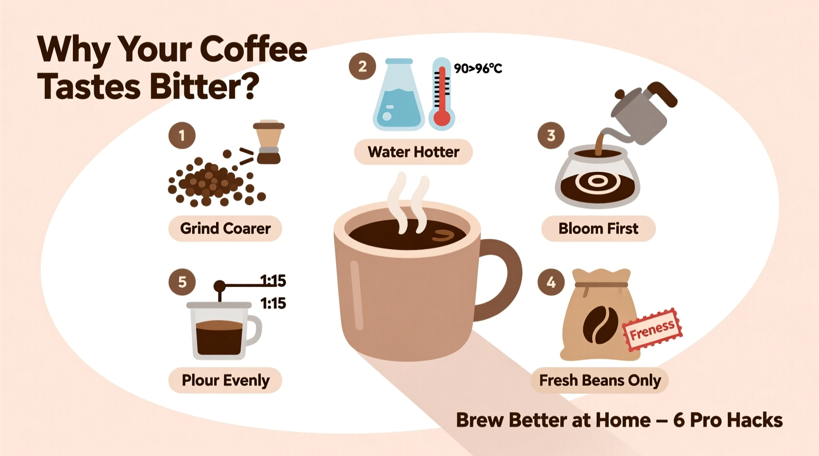 why does my coffee taste bitter at home brewing hacks that help