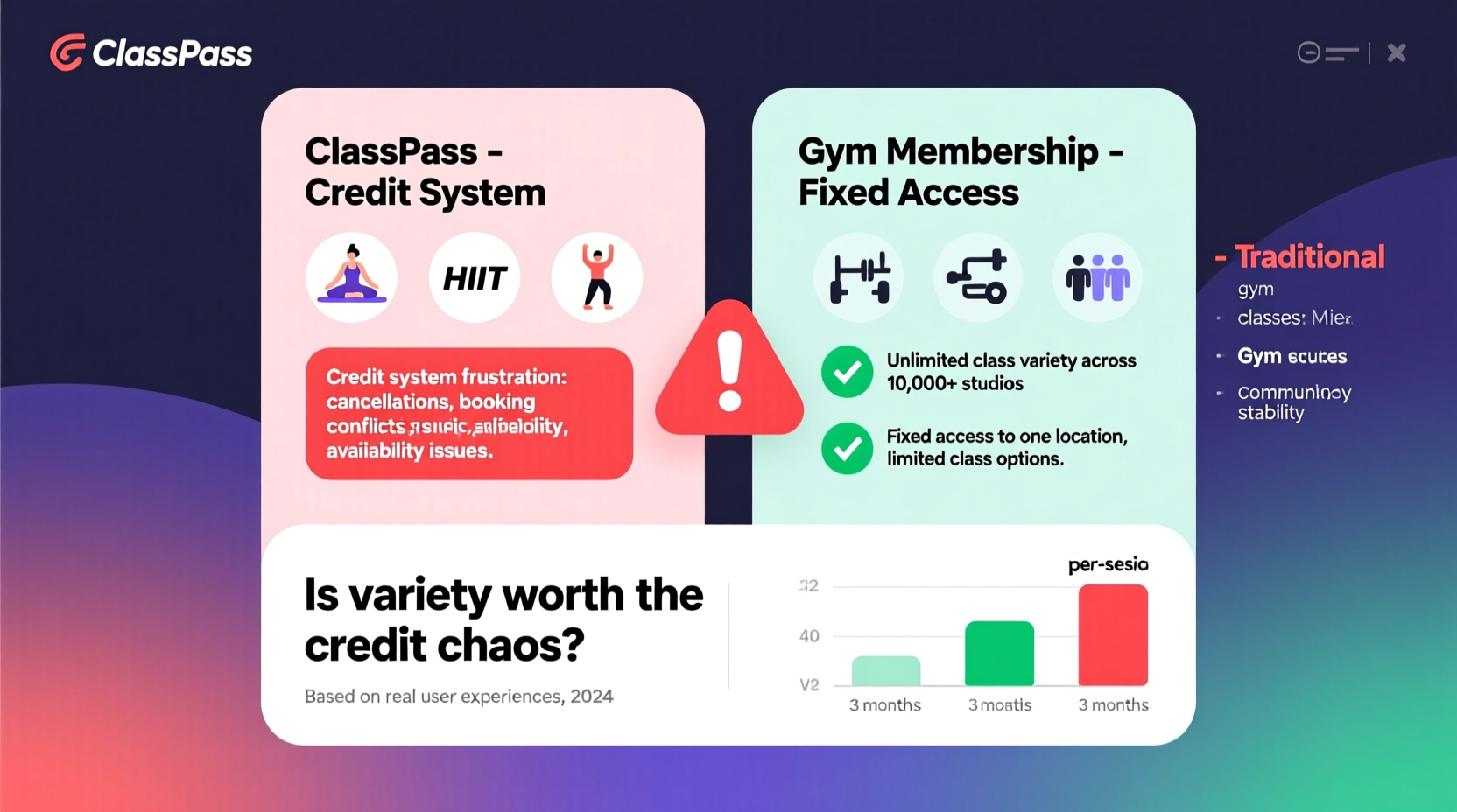 classpass vs gym membership is variety worth the credit system frustration