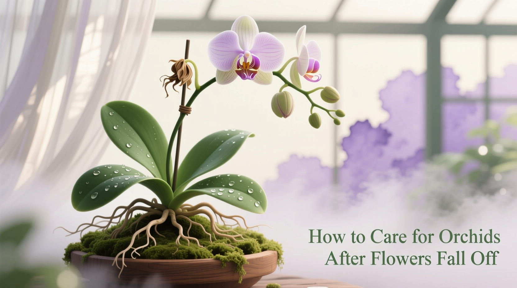 How To Care For Orchids After The Flowers Fall Off