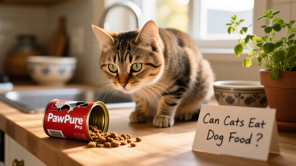 Can Cats Eat Dog Food?
