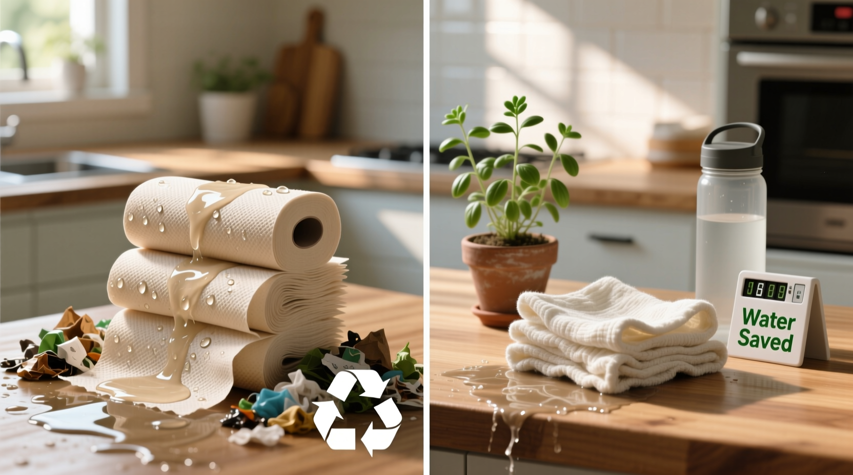 compostable towels vs cotton rags which absorbs better