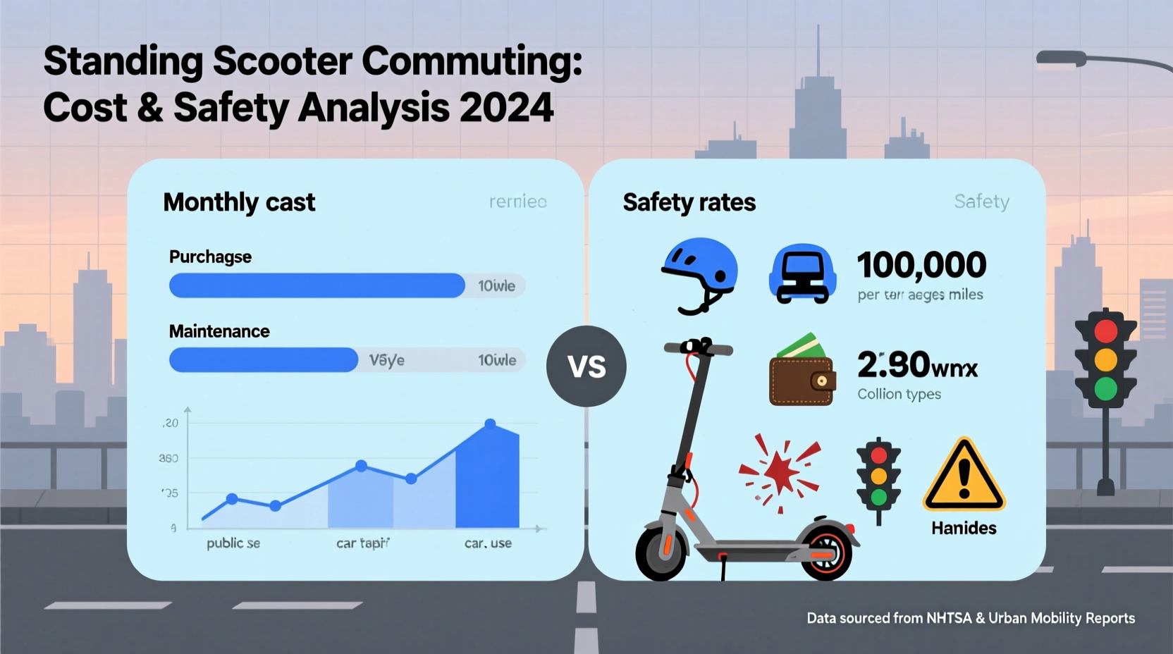 are standing scooters worth it for commuting cost and safety analysis