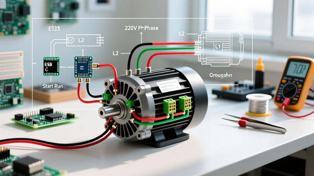 220v Electric Motor Wiring Diagram: Single-Phase Guide