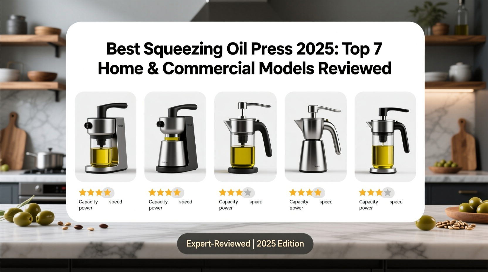 best squeezing oil press