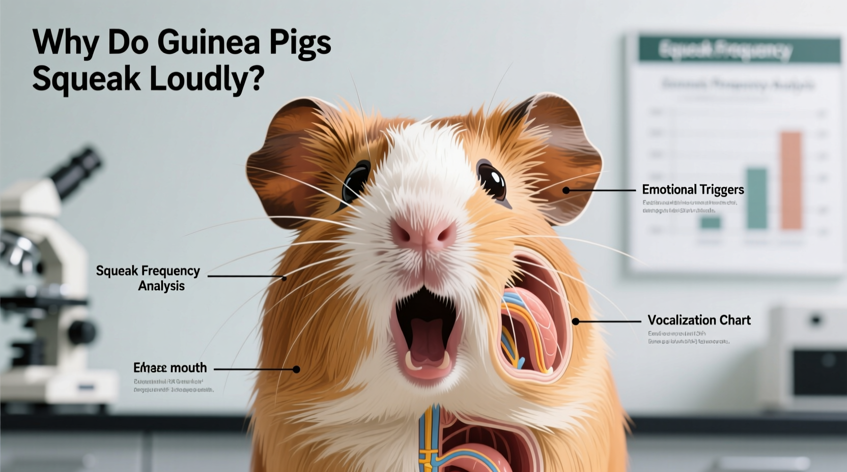 why do guinea pigs squeak loudly and what it means