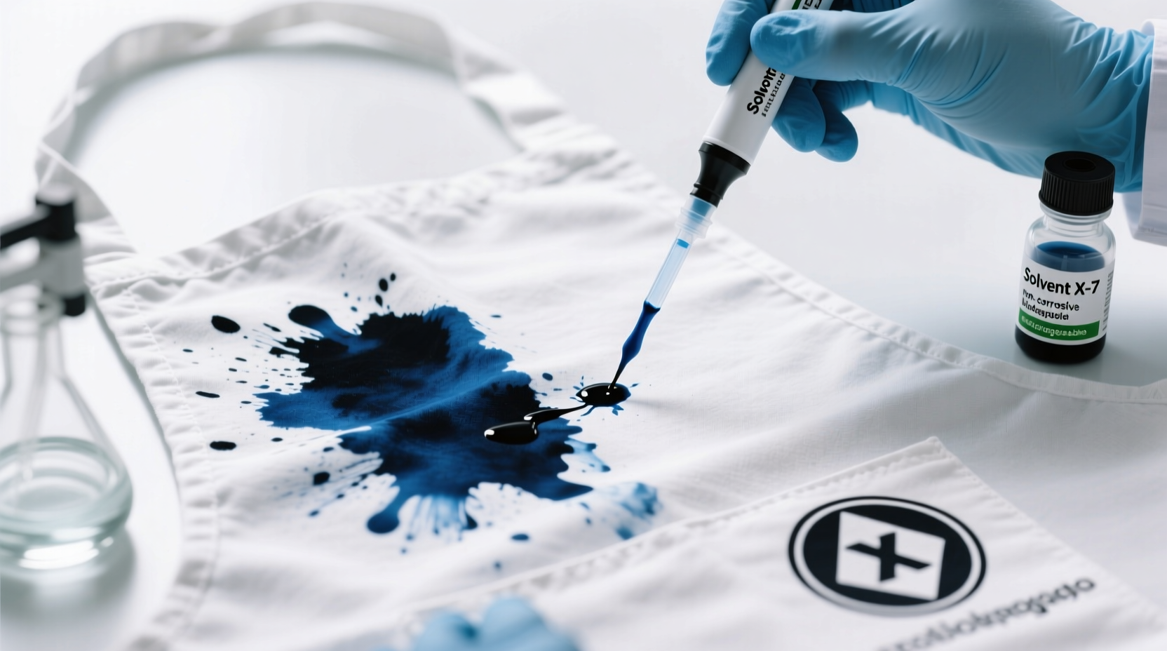 remove permanent marker from cotton aprons safely