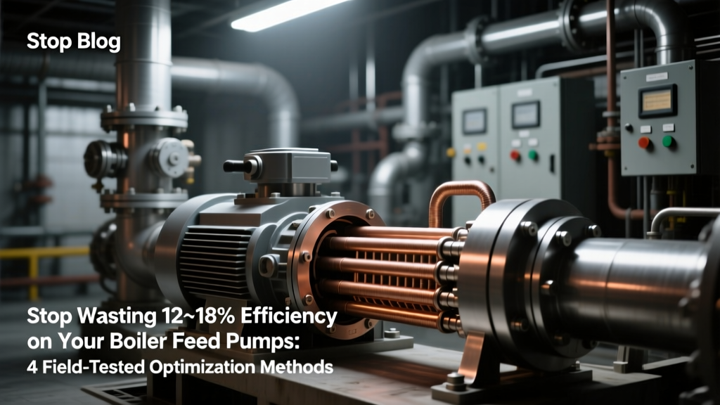 Boost Boiler Feed Pump Efficiency: 4 Field-Tested Methods