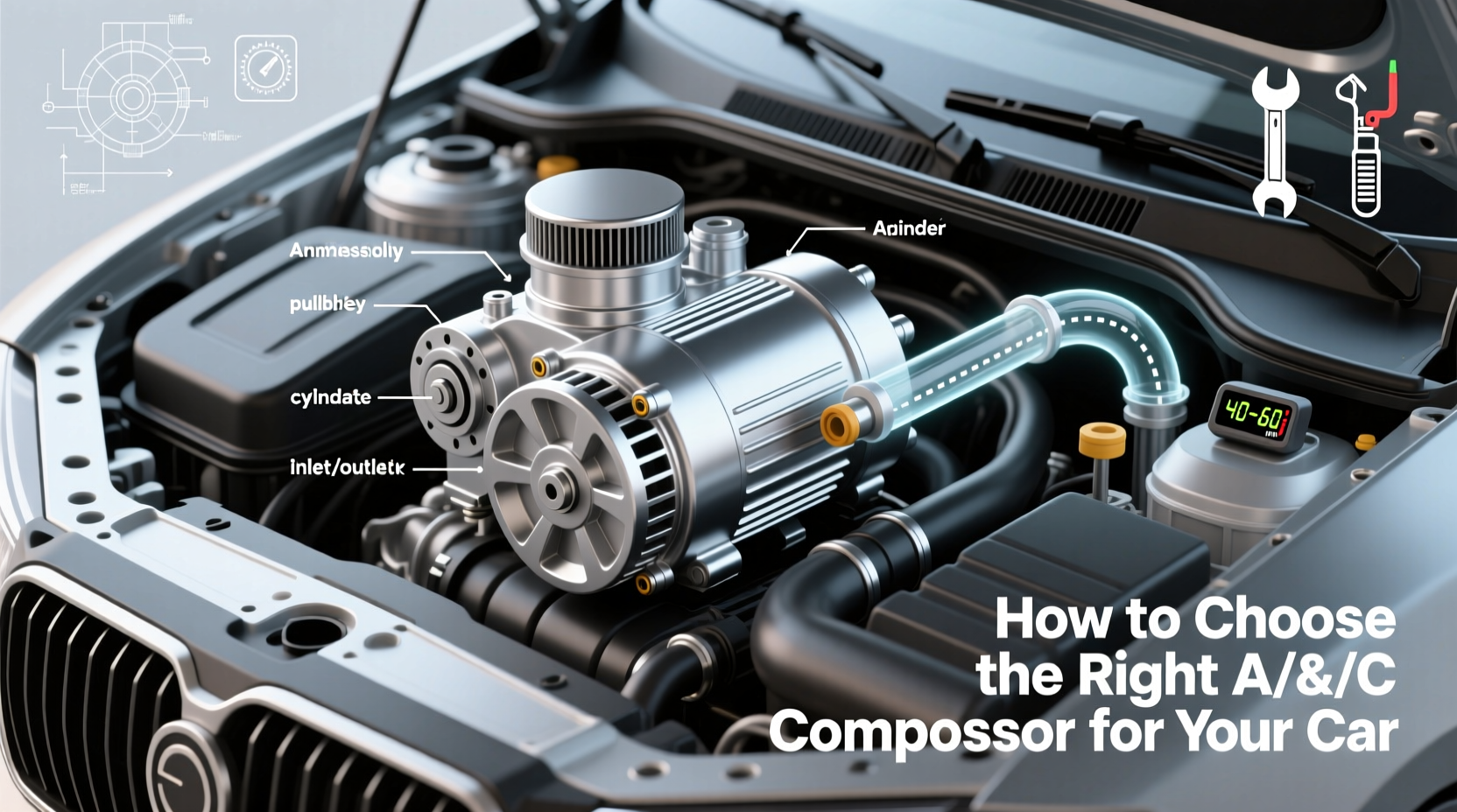 a c compressor for car