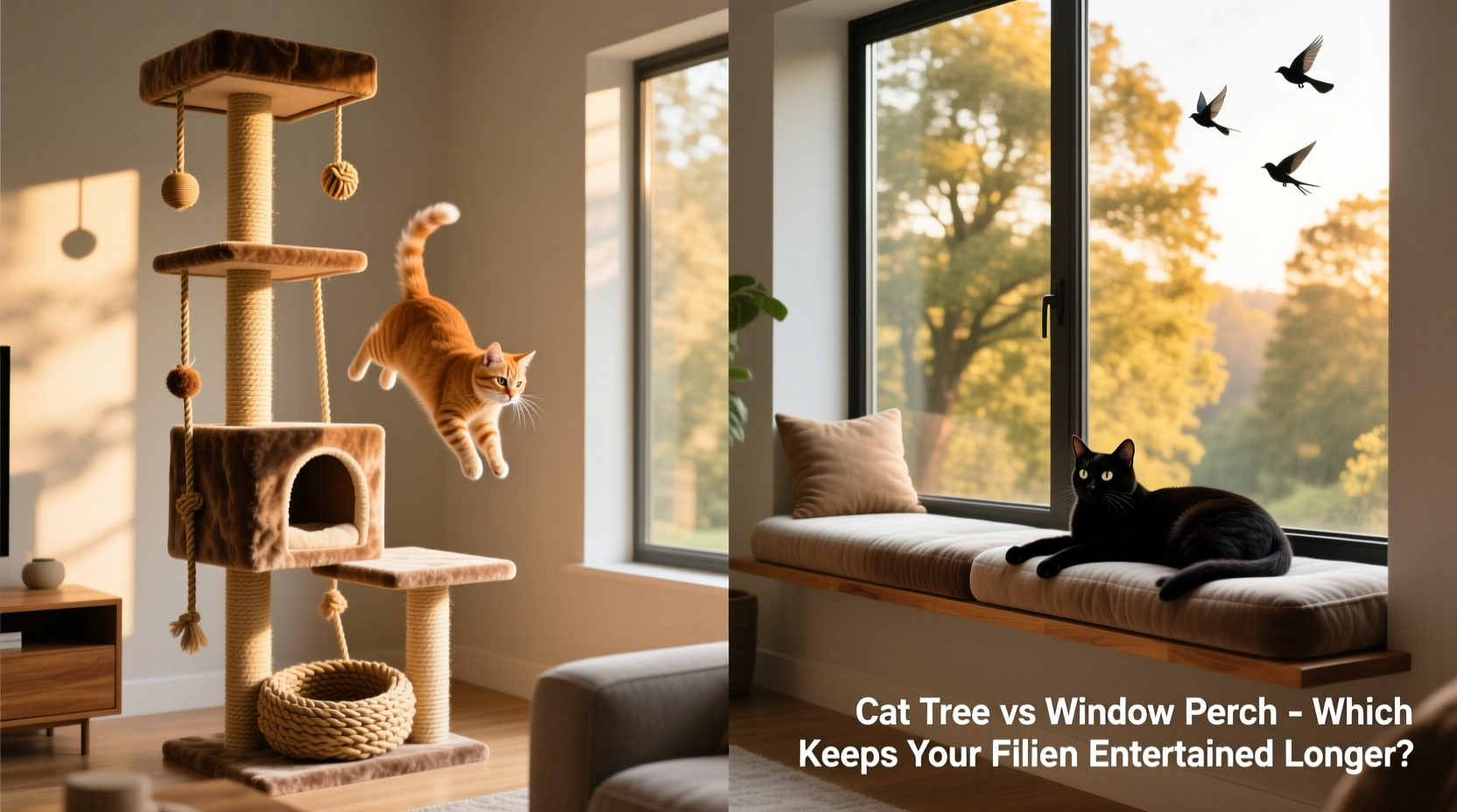 cat tree vs window perch which keeps your feline entertained longer