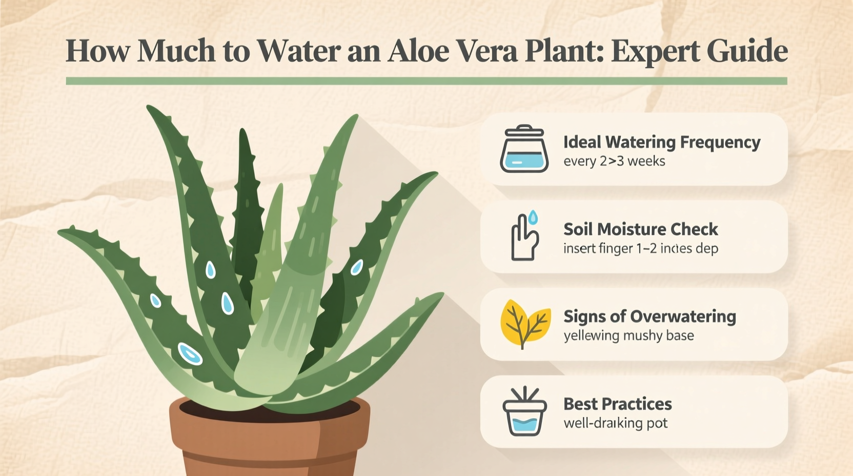 Aloe Vera Watering Guide: 5 Rules | TheHomeSprouts