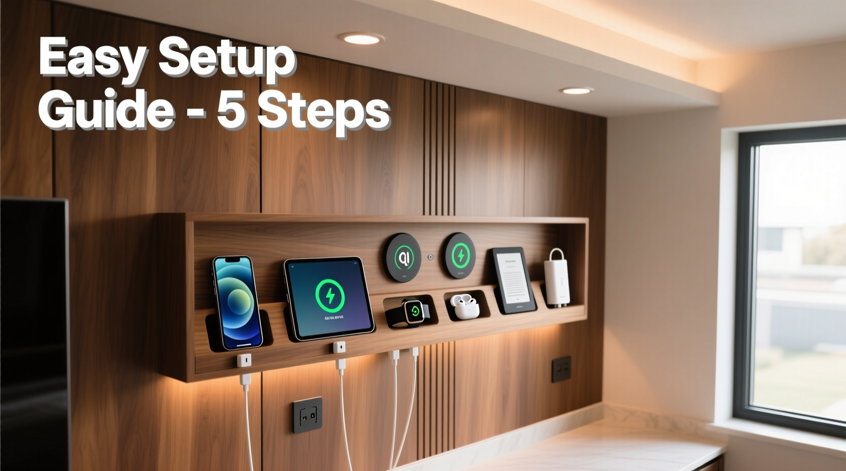 how to set up a home charging station for multiple devices