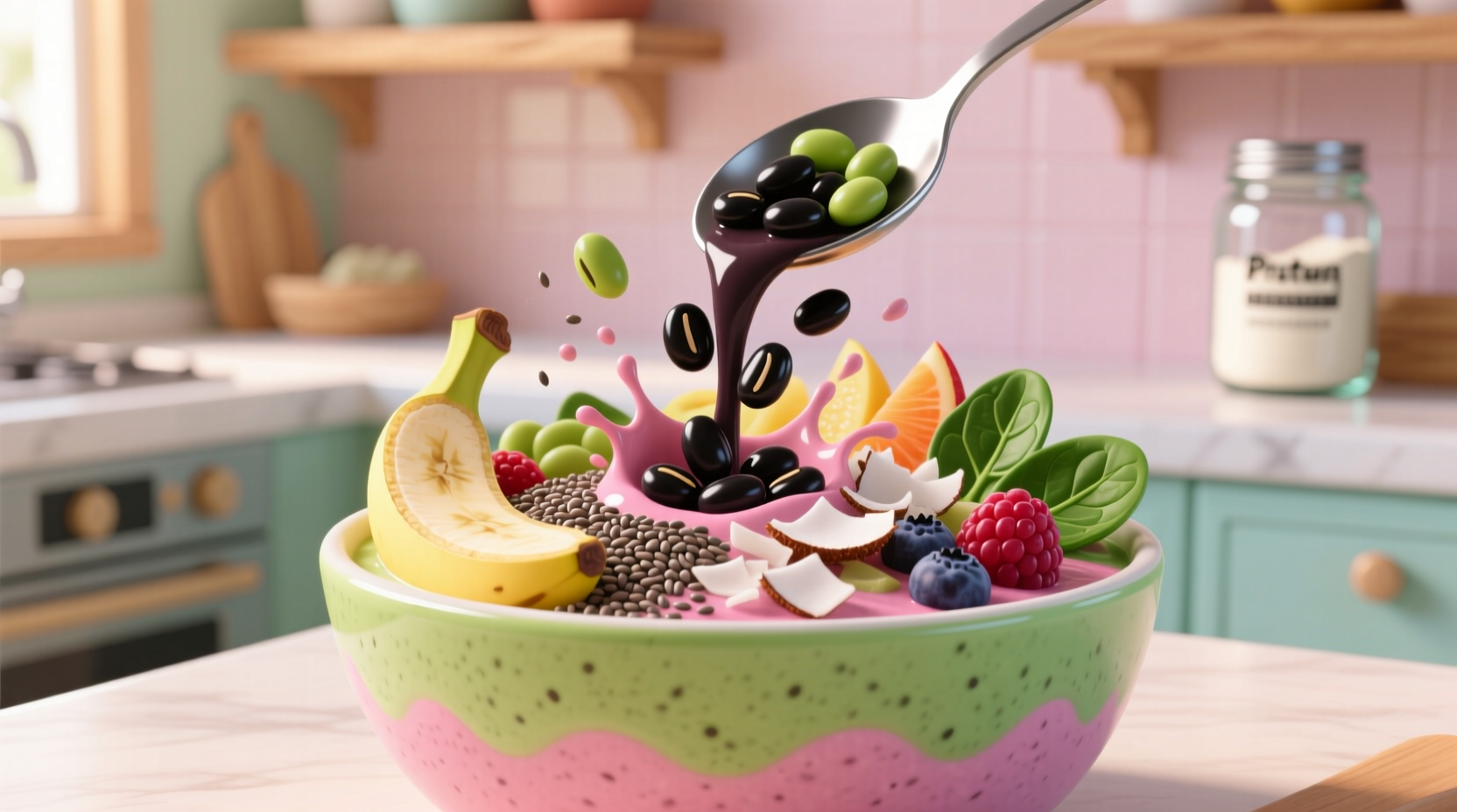 add beans to your smoothies for a fiber and protein boo