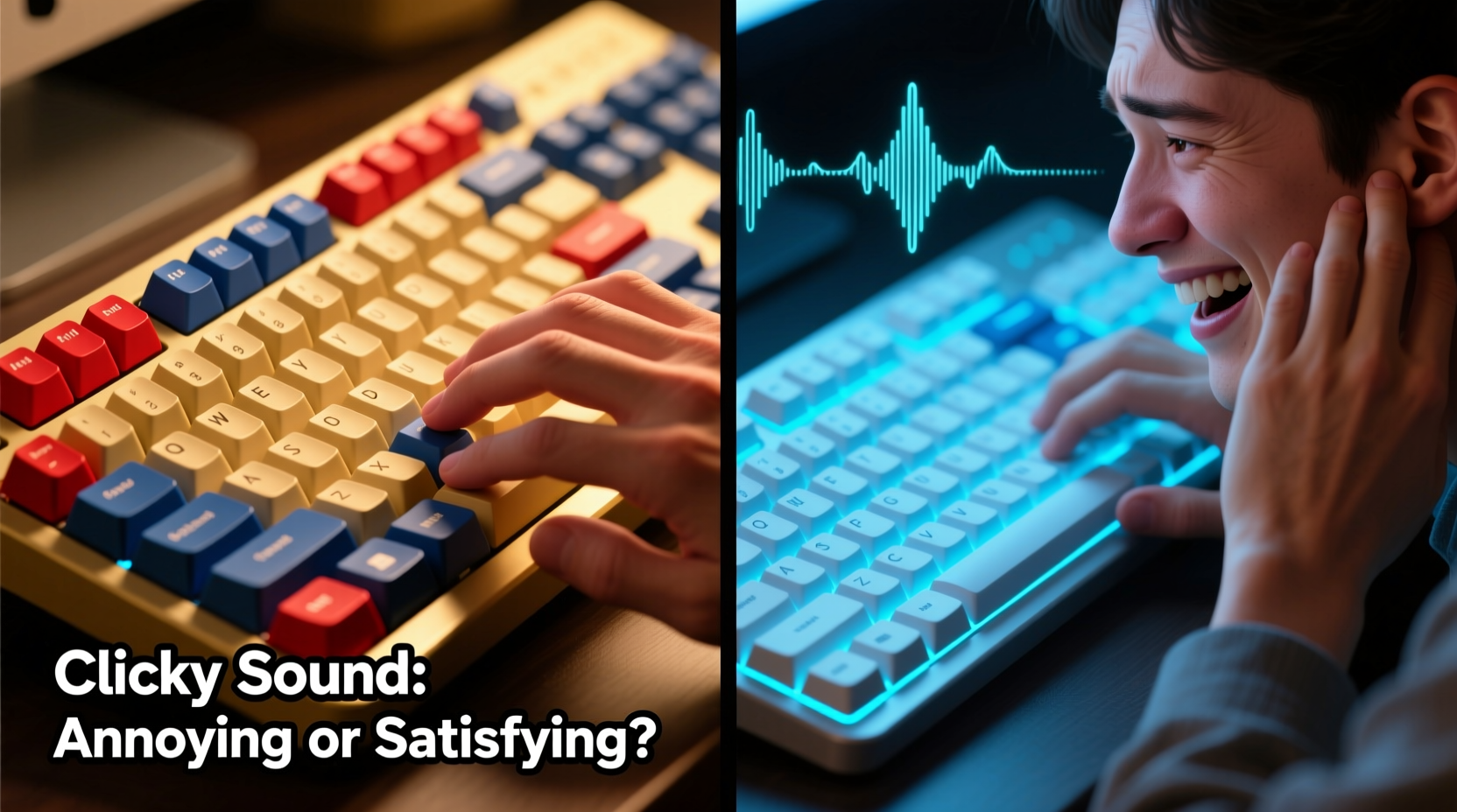 mechanical vs membrane keyboards for typing is the clicky sound actually annoying or satisfying