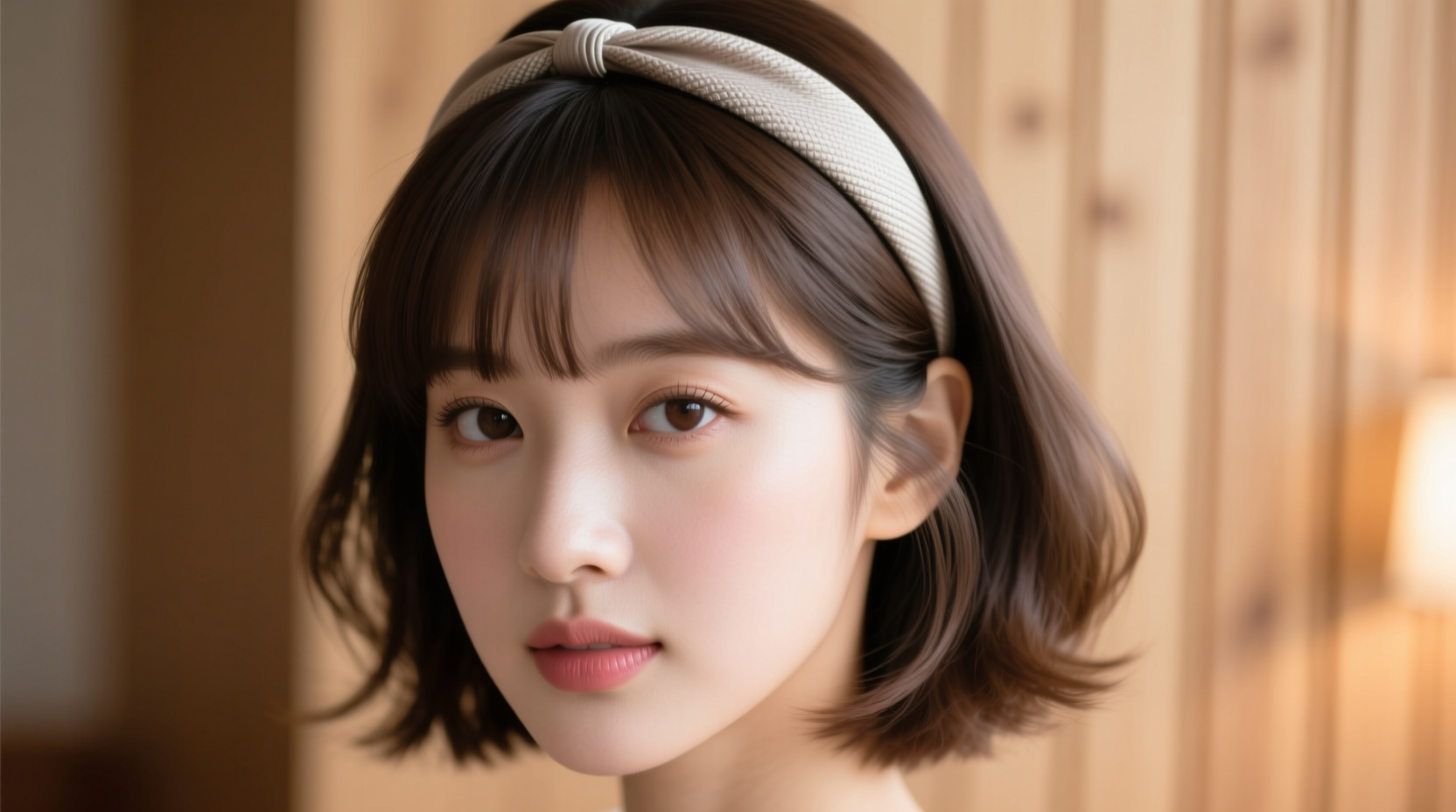 how to style bangs with a headband without creating creases