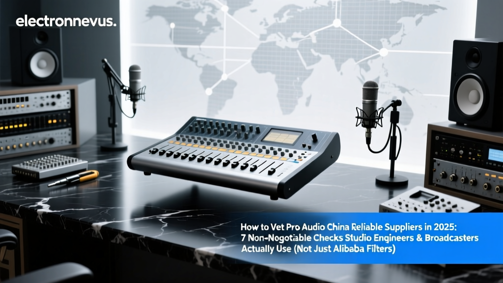 How to Vet Pro Audio China Reliable Suppliers in 2025: 7 Non-Negotiable Checks Studio Engineers & Broadcasters Actually Use (Not Just Alibaba Filters)
