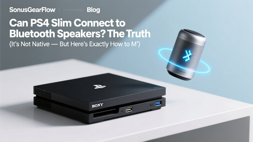 PS4 Slim Bluetooth Speakers: How to Connect (2026)