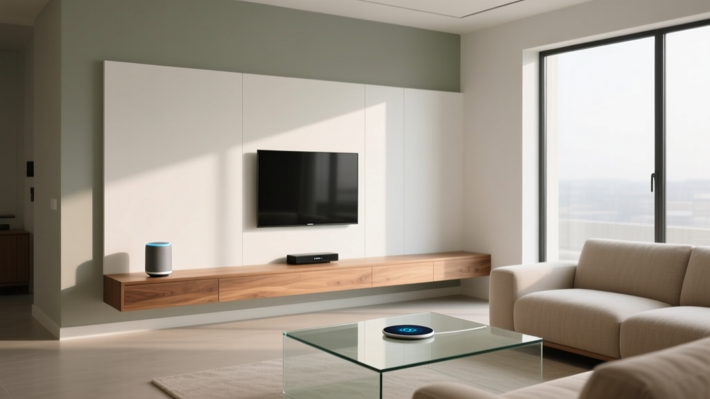 Minimalist Smart Living Room: High Impact With Few Devices