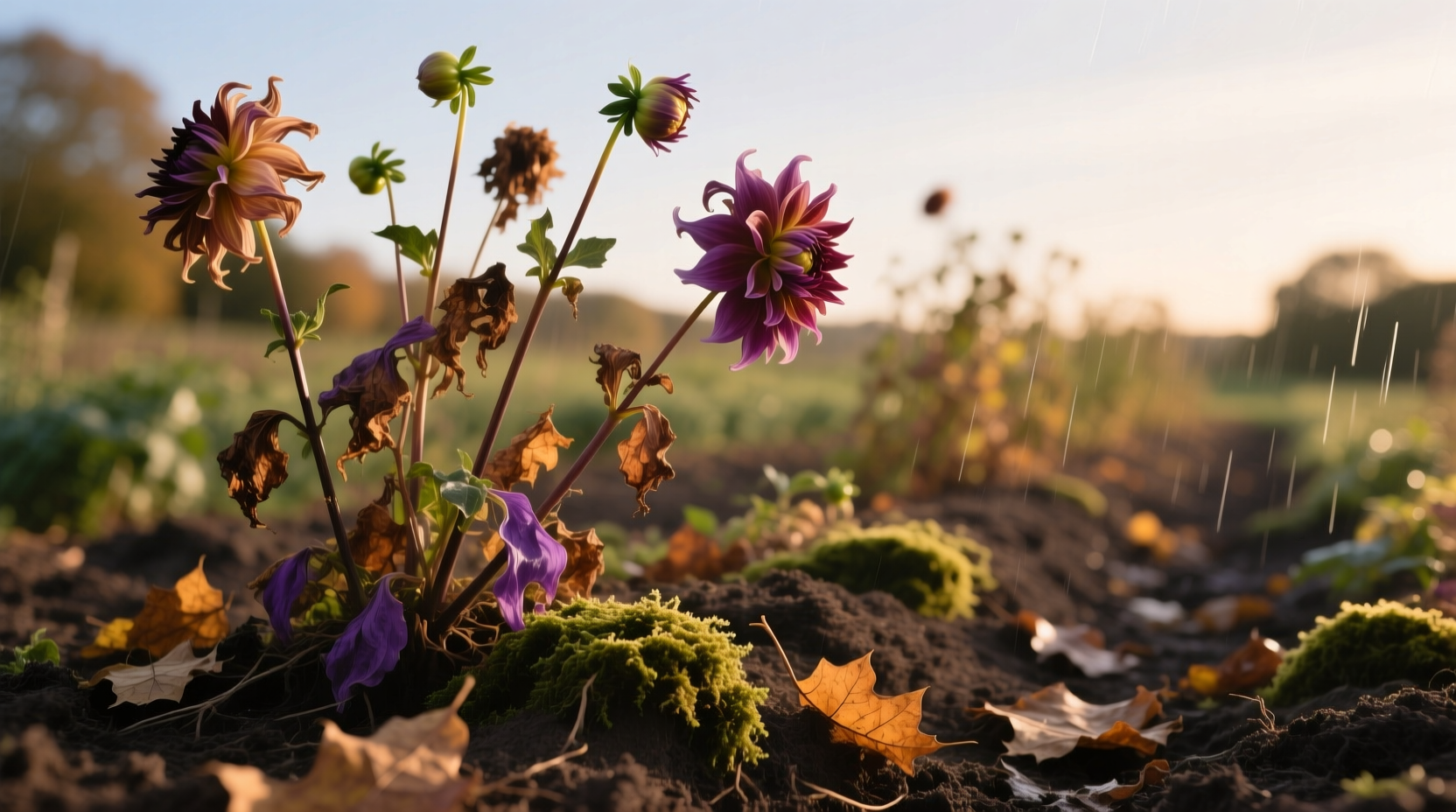 leave dahlias in ground