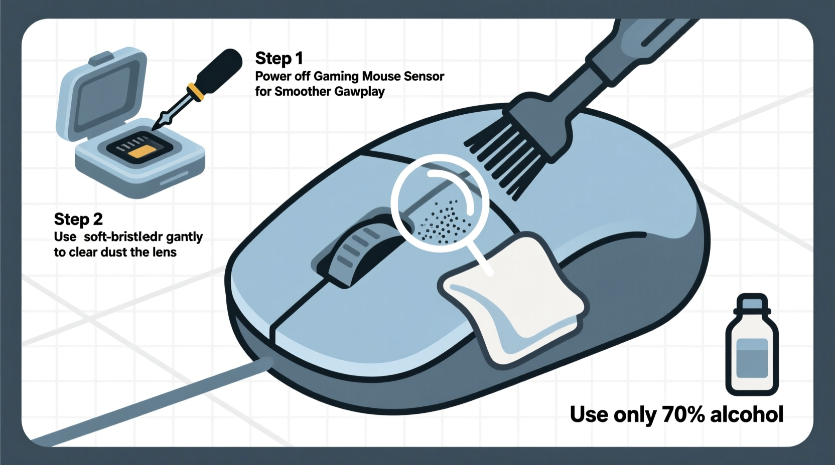 how to clean your gaming mouse sensor for smoother gameplay in 3 easy steps