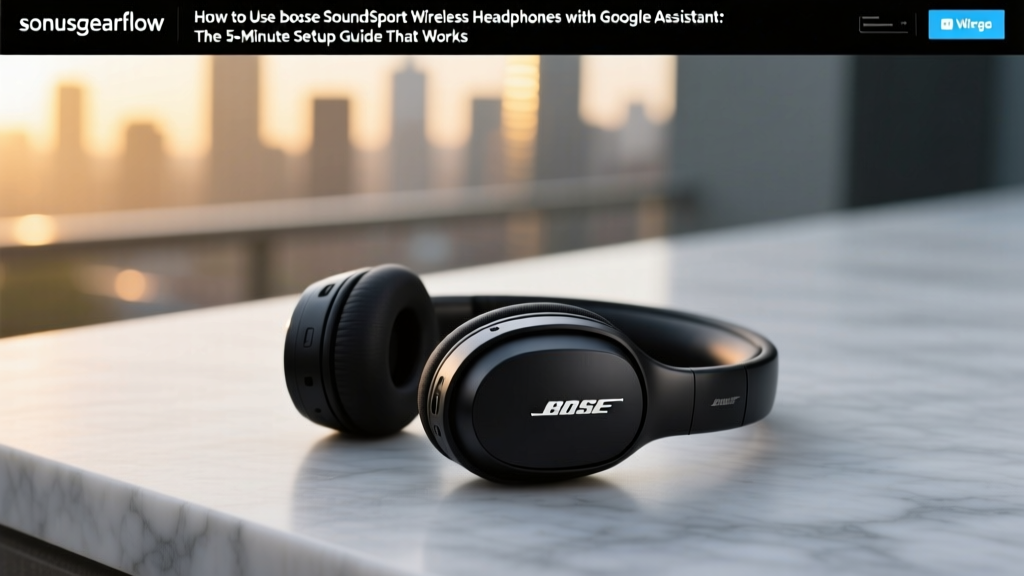 Bose SoundSport Wireless + Google Assistant: 5-Minute Fix