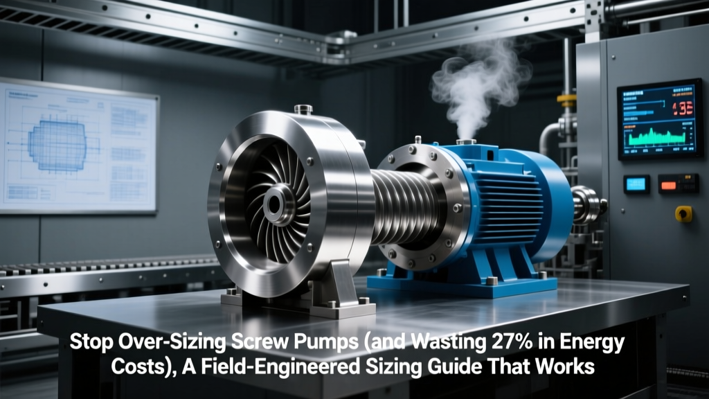Screw Pump Sizing Guide: Cut Energy Costs 27%