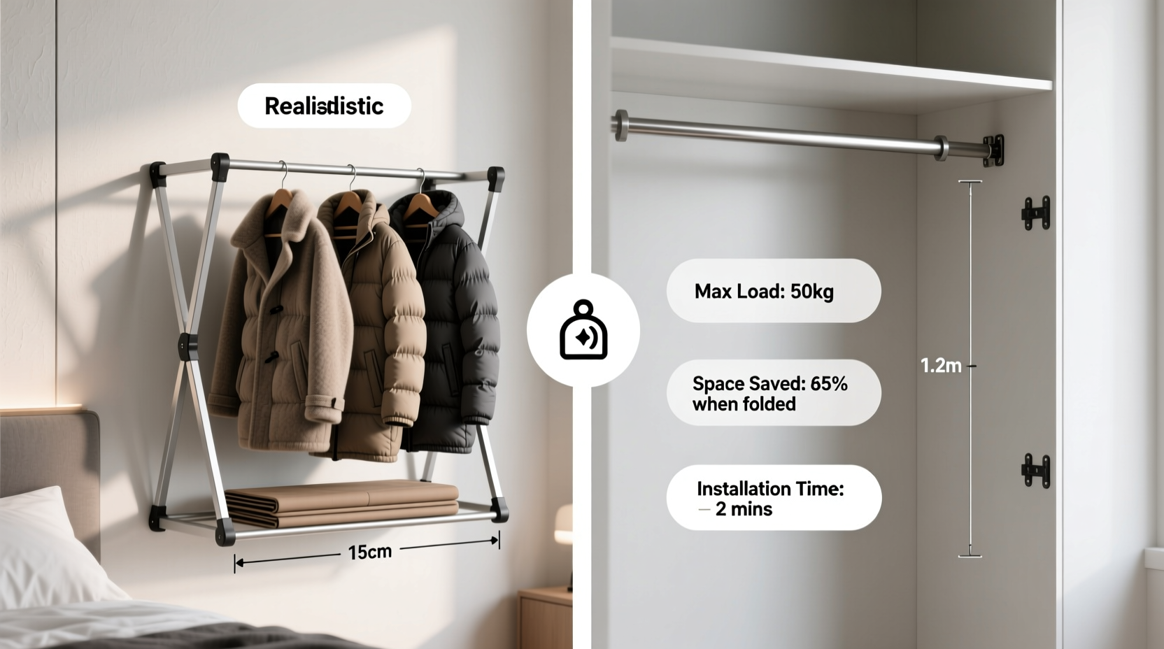 closet organization tips rack vs rod for heavy coats