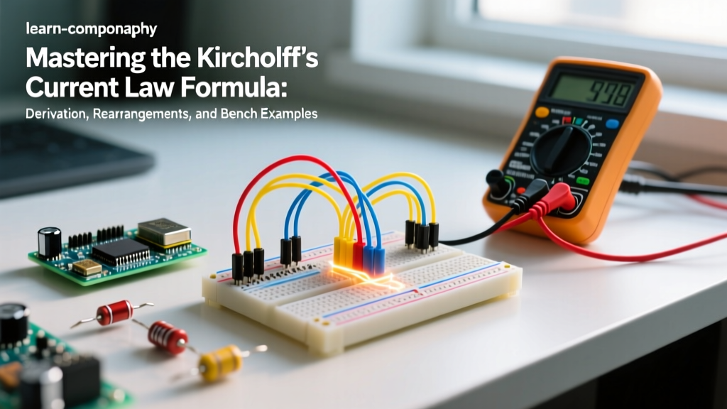 Mastering the Kirchhoff's Current Law Formula: Derivation, Rearrangements, and Bench Examples