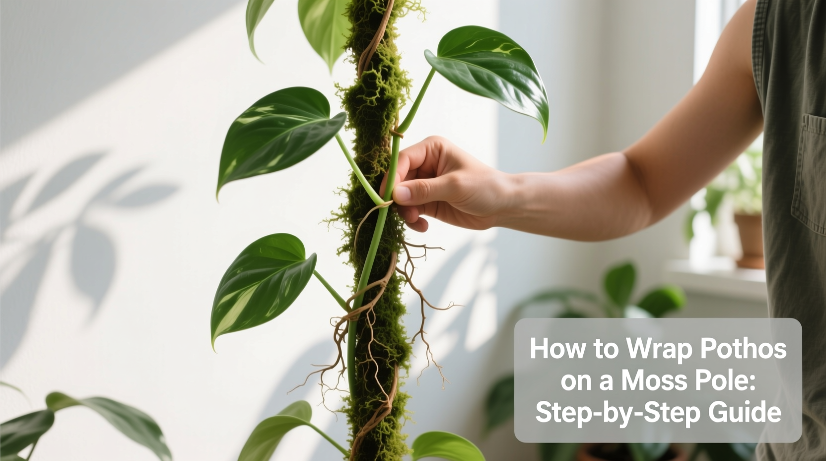 Pothos on Moss Pole: 5 Steps | TheHomeSprouts