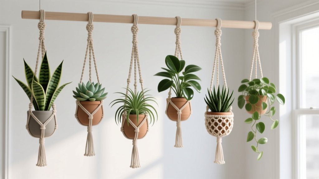 Best Plants for Hanging Indoor Macramé Planters