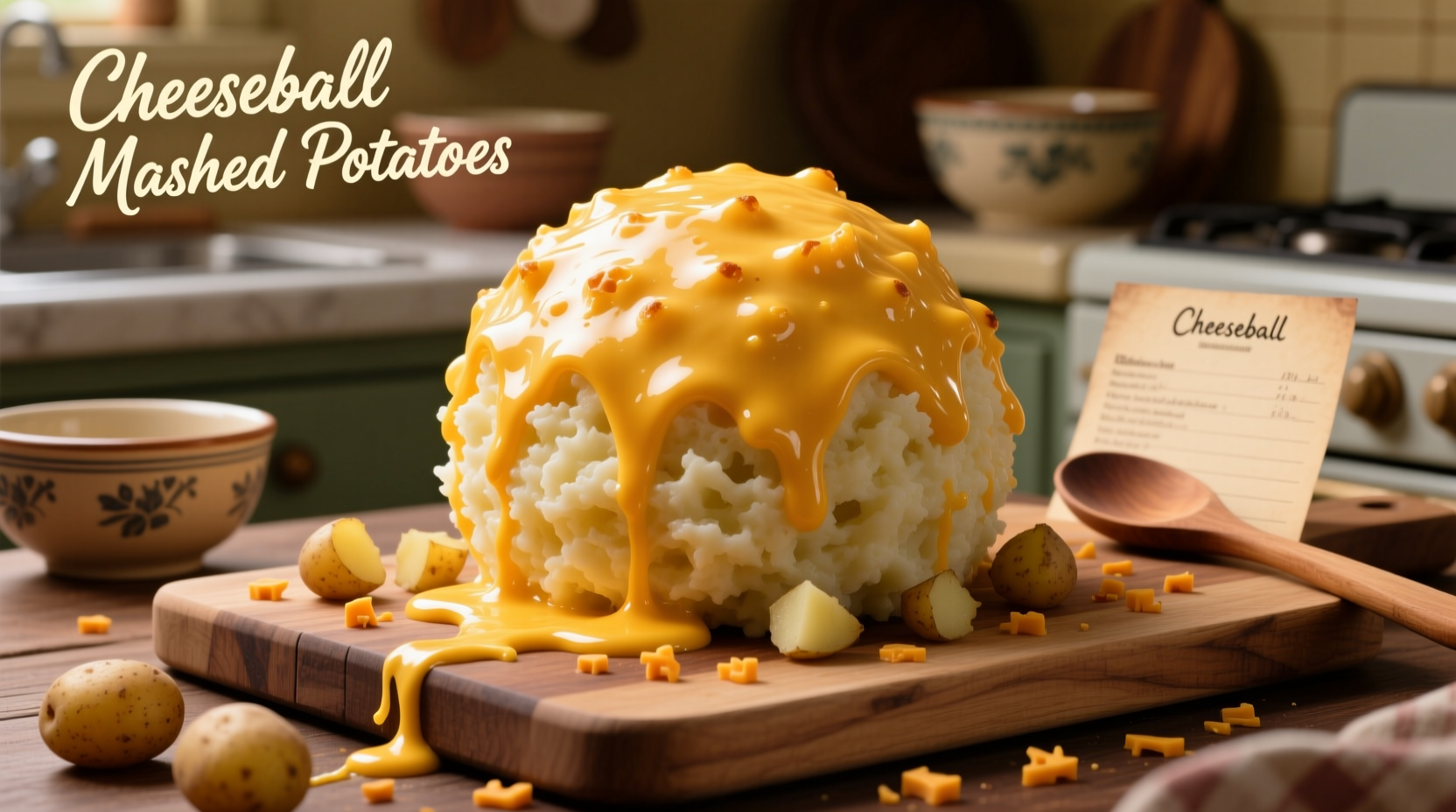 why dont you make some cheeseball mashed potatoes