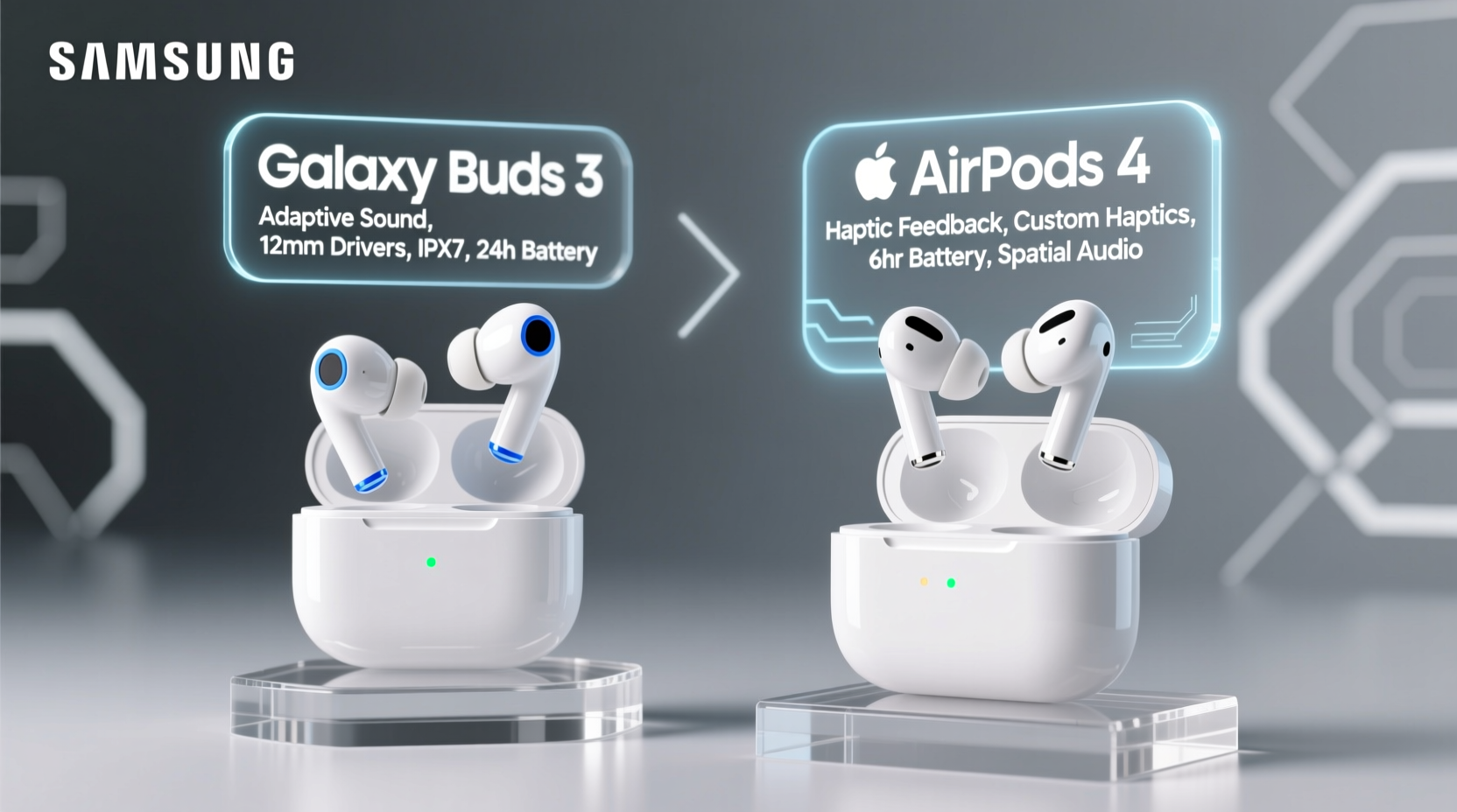 samsung galaxy buds 3 vs airpods 4 expected features and sound quality