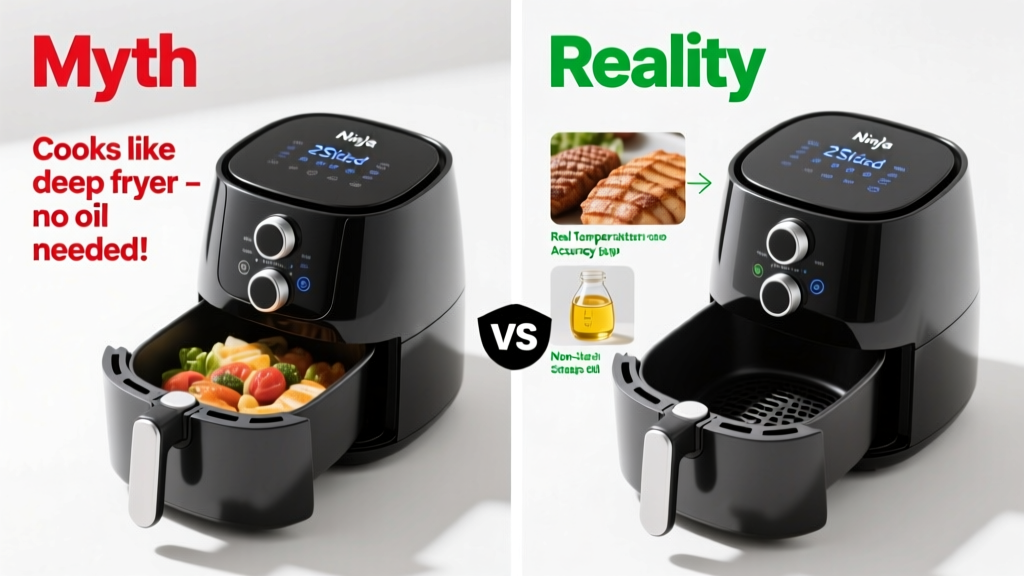 Ninja 2-Sided Air Fryer Explained: Myths vs. Reality
