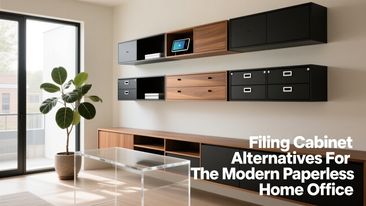 Filing Cabinet Alternatives for Home Offices
