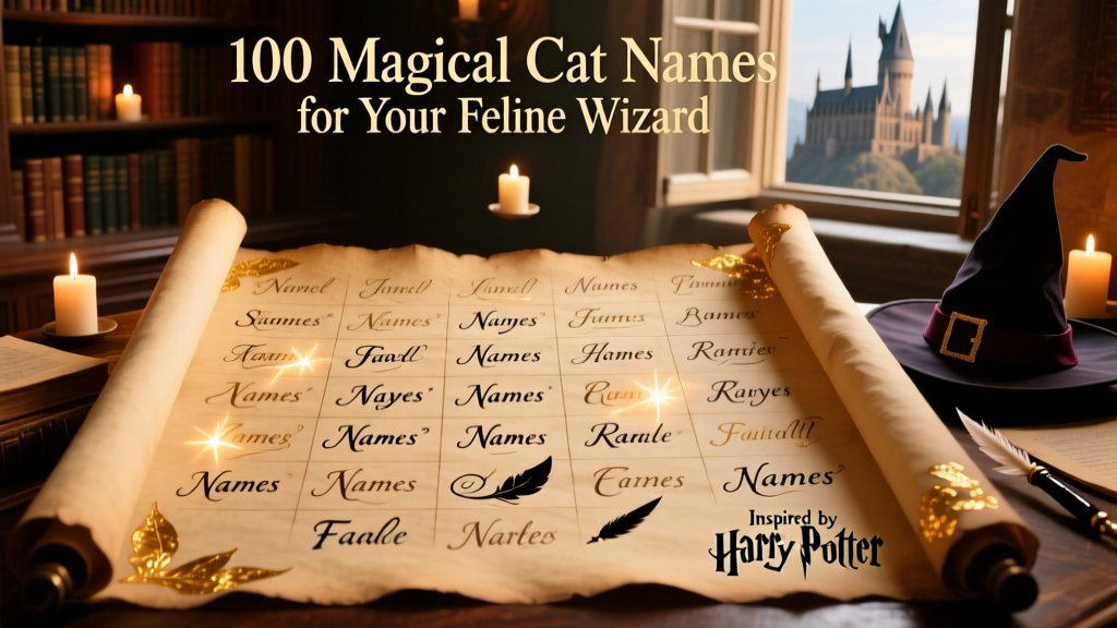 100 Harry Potter Cat Names for Your Magical Feline